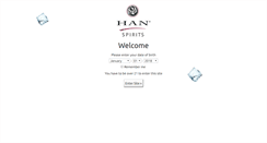 Desktop Screenshot of hanspirits.com